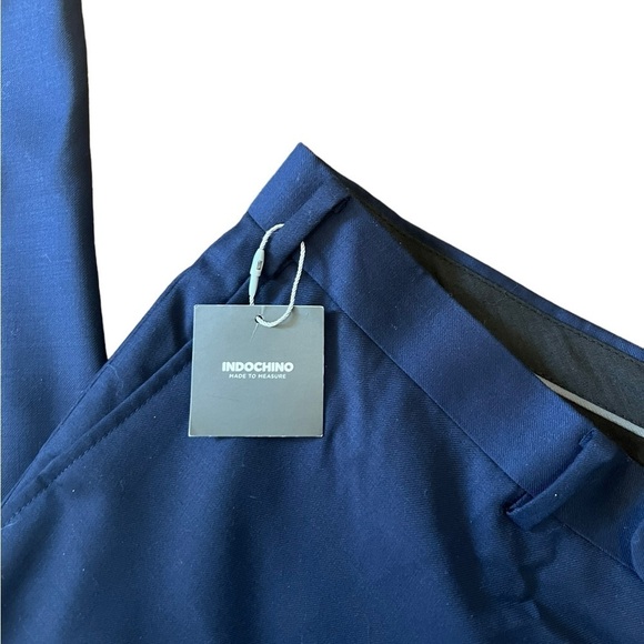 Indochino 100% Wool Navy Pants 39 x 32” - Picture 6 of 9